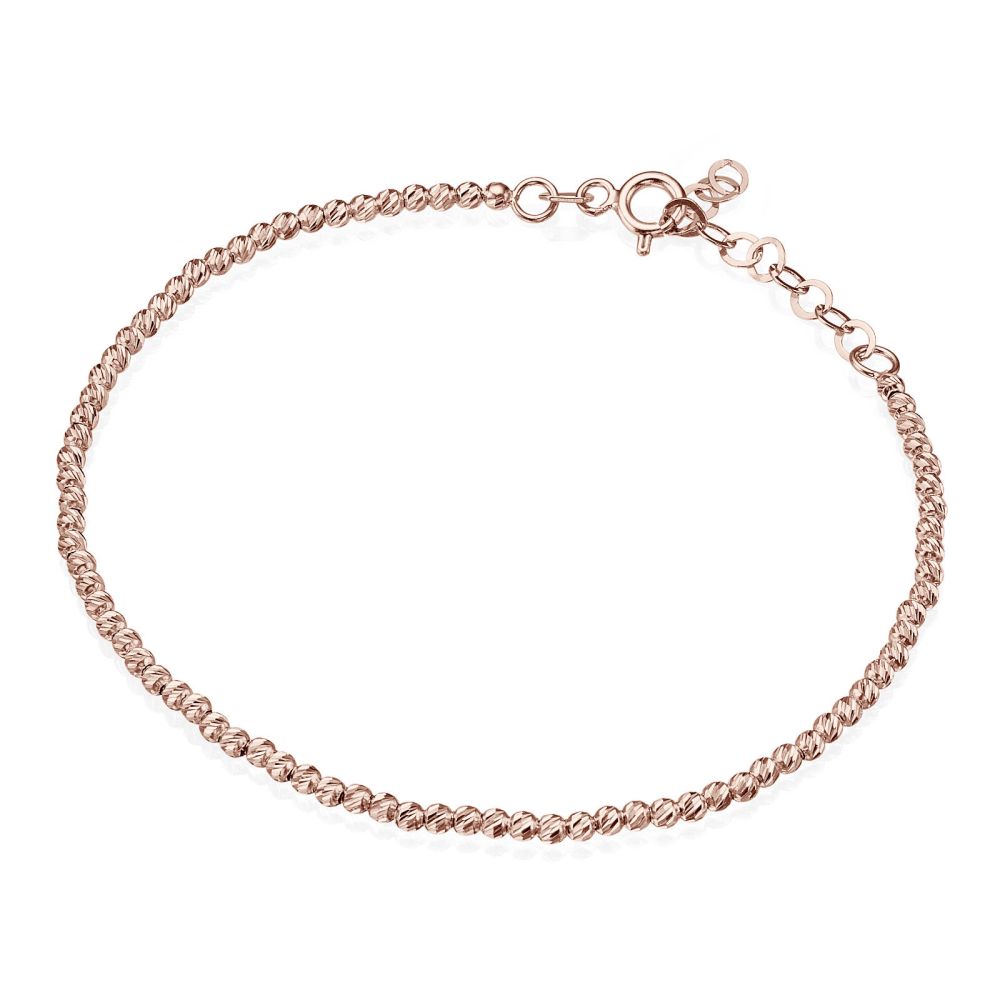 Women’s Gold Jewelry | 14K Rose Gold Women's Bracelets - Balls