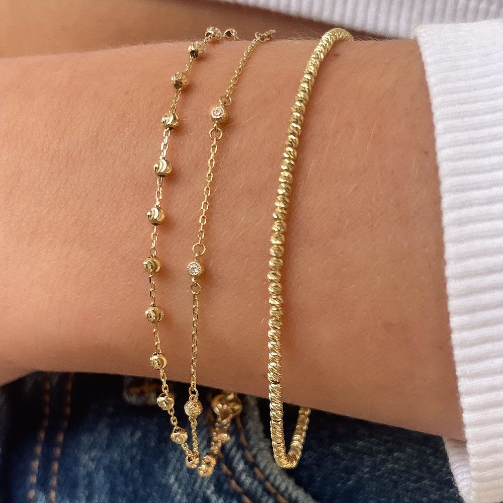 Women’s Gold Jewelry | 14K Yellow Gold Women's Bracelet - Little Isabel 