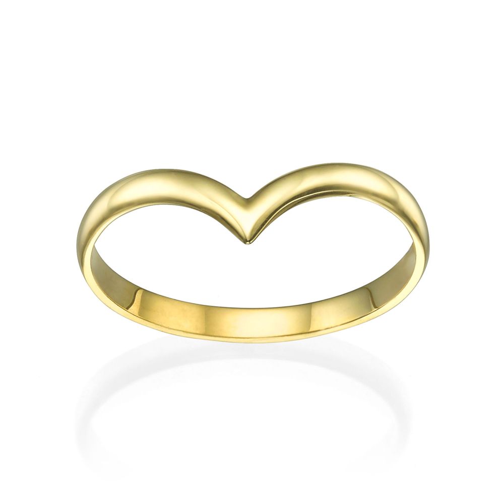 Women’s Gold Jewelry | Ring in 14K Yellow Gold - Delicate V