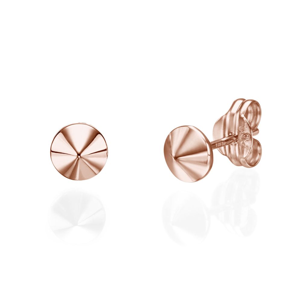 Women’s Gold Jewelry | 14K Rose Gold Women's Earrings - Golden Point