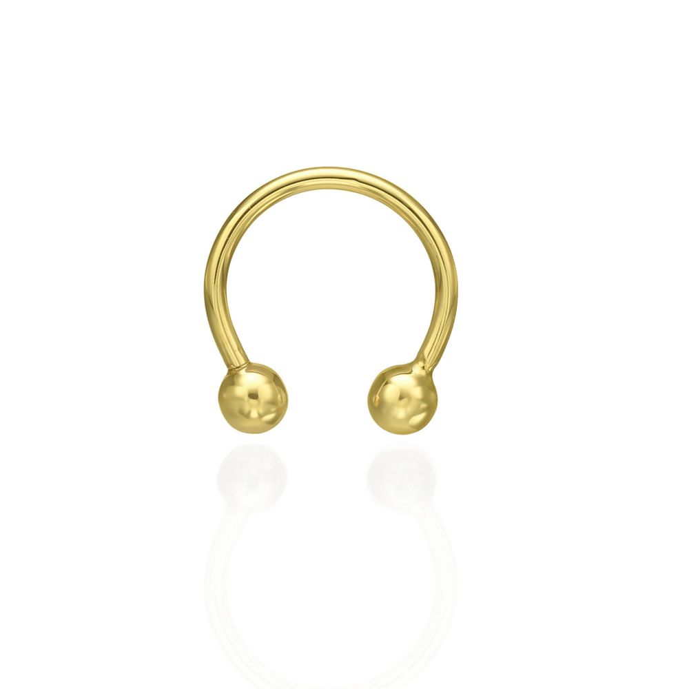 Piercing | Helix / Septum Piercing in 14K Yellow Gold