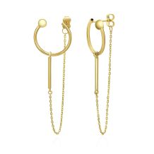 14K Yellow Gold Women's Earrings - Viola