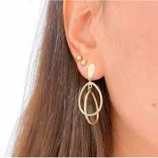 14K Yellow Gold Women's Earrings - Troy