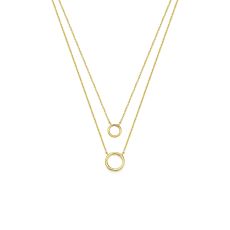 14k Yellow gold women's pendant  - Libby