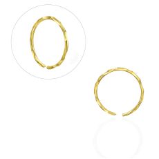 Helix / Tragus Piercing in 14K Yellow Gold - Small