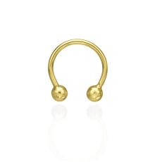 Helix / Septum Piercing in 14K Yellow Gold