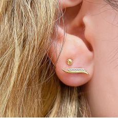 14K Yellow Gold Women's Earrings - Seychelles