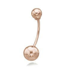 Belly Piercing in 14K Rose Gold