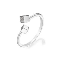 14K White Gold Rings - Florence