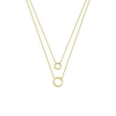 14k Yellow gold women's pendant  - Libby