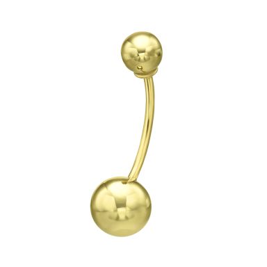 Belly Piercing in 14K Yellow Gold