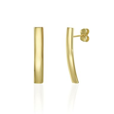 14K Yellow Gold Women's Earrings - long Thea