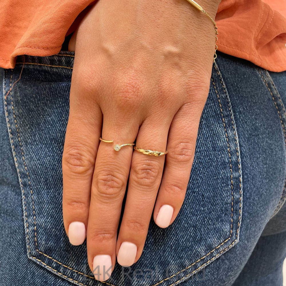 gold rings | 14K Yellow Gold Rings - Mia