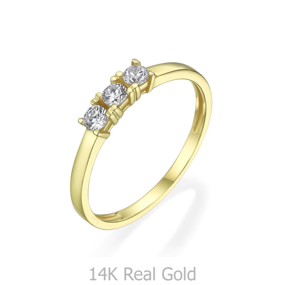 Women’s Gold Jewelry | 14K Yellow Gold Rings - Loren