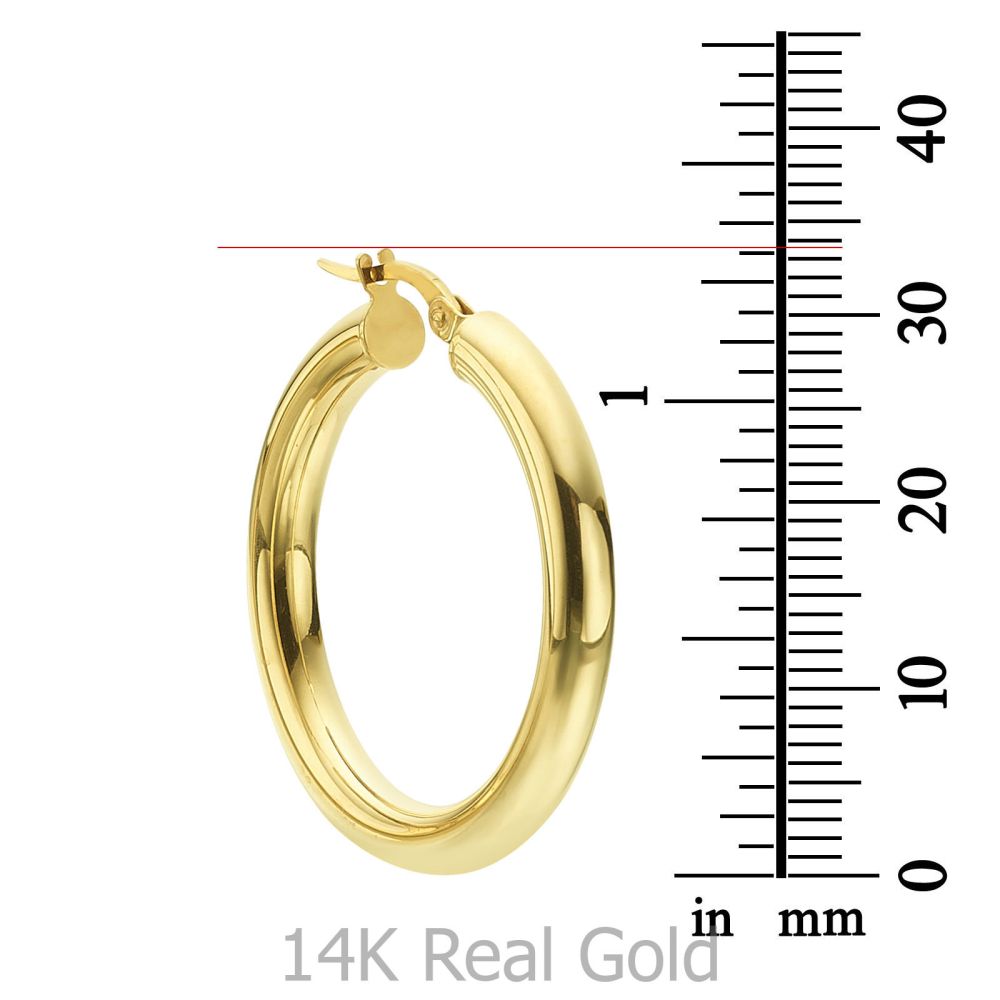 Women’s Gold Jewelry | 14K Yellow Gold Women's Earrings - L