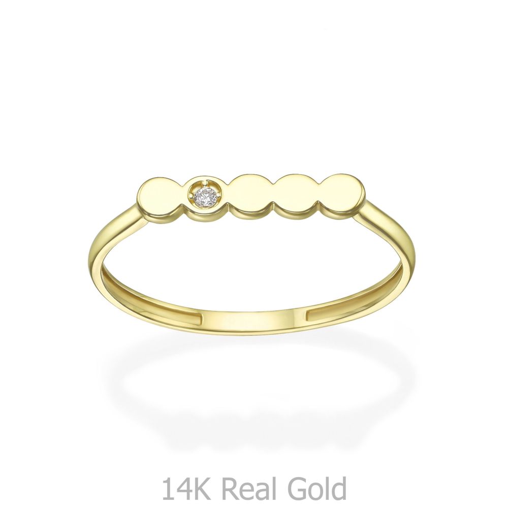 Women’s Gold Jewelry | 14K Yellow Gold Rings - Nicole