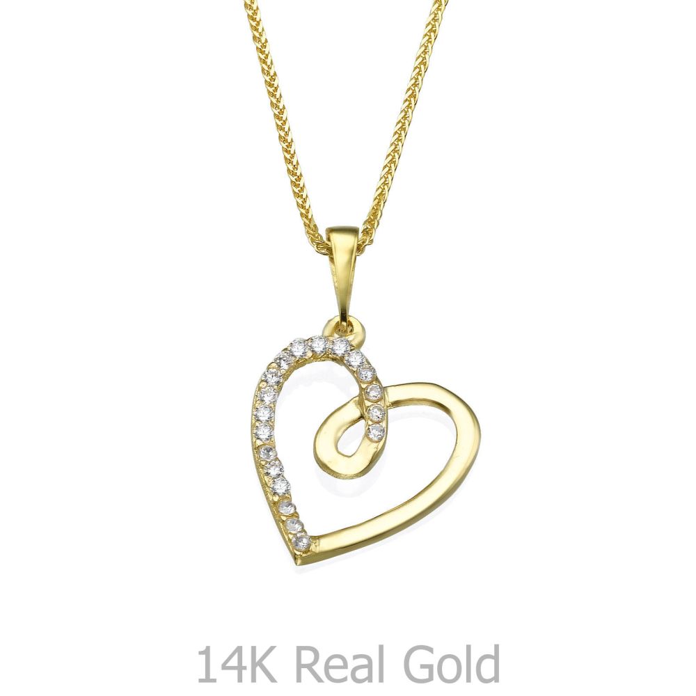 Women’s Gold Jewelry | Gold Pendant - Heart of Gaia