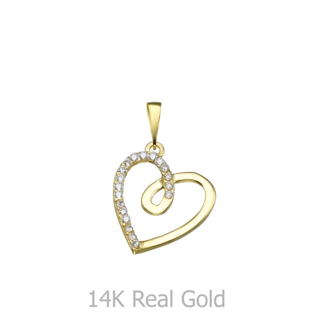 Women’s Gold Jewelry | Gold Pendant - Heart of Gaia