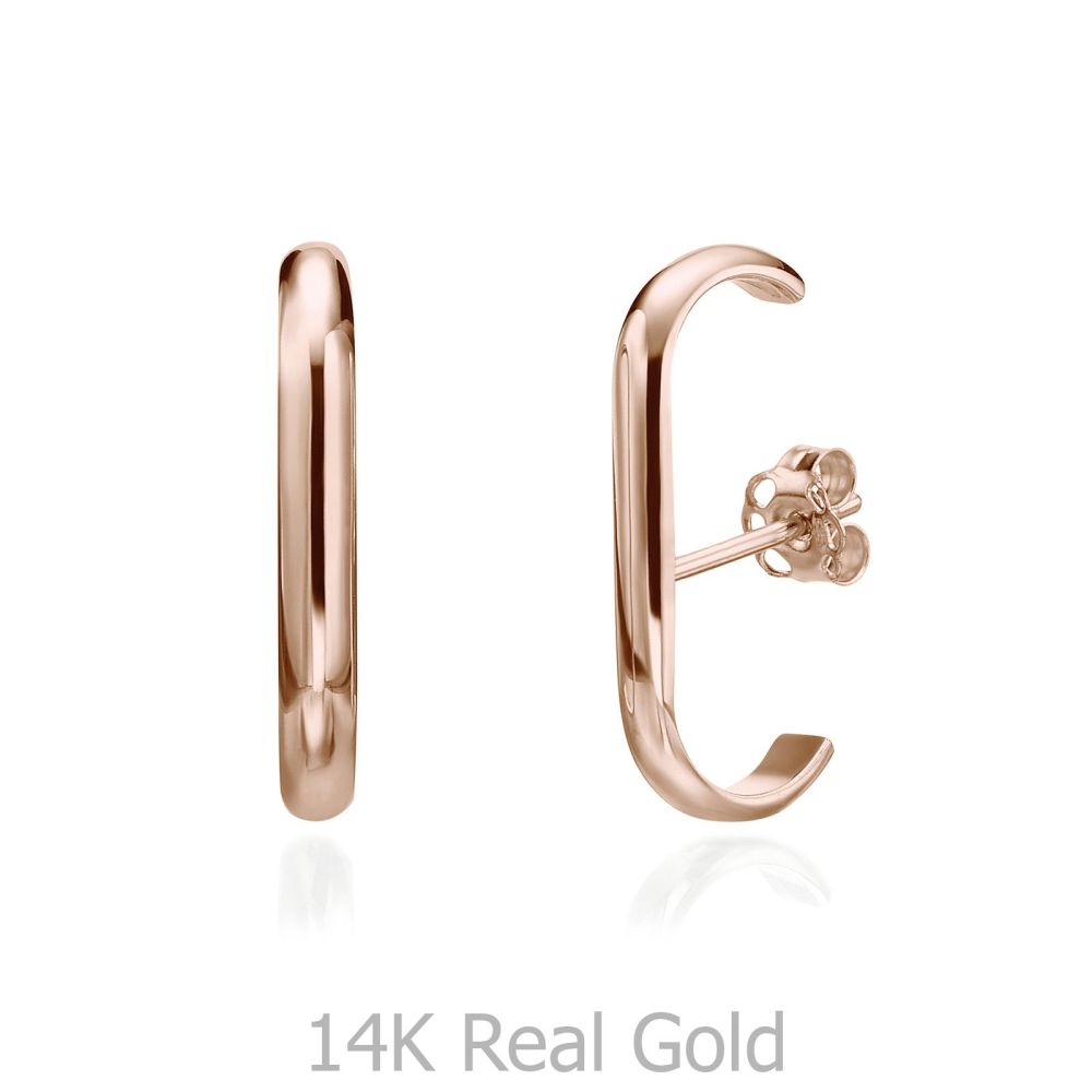 Women’s Gold Jewelry | 14K Rose Gold Women's Earrings - Sunshine