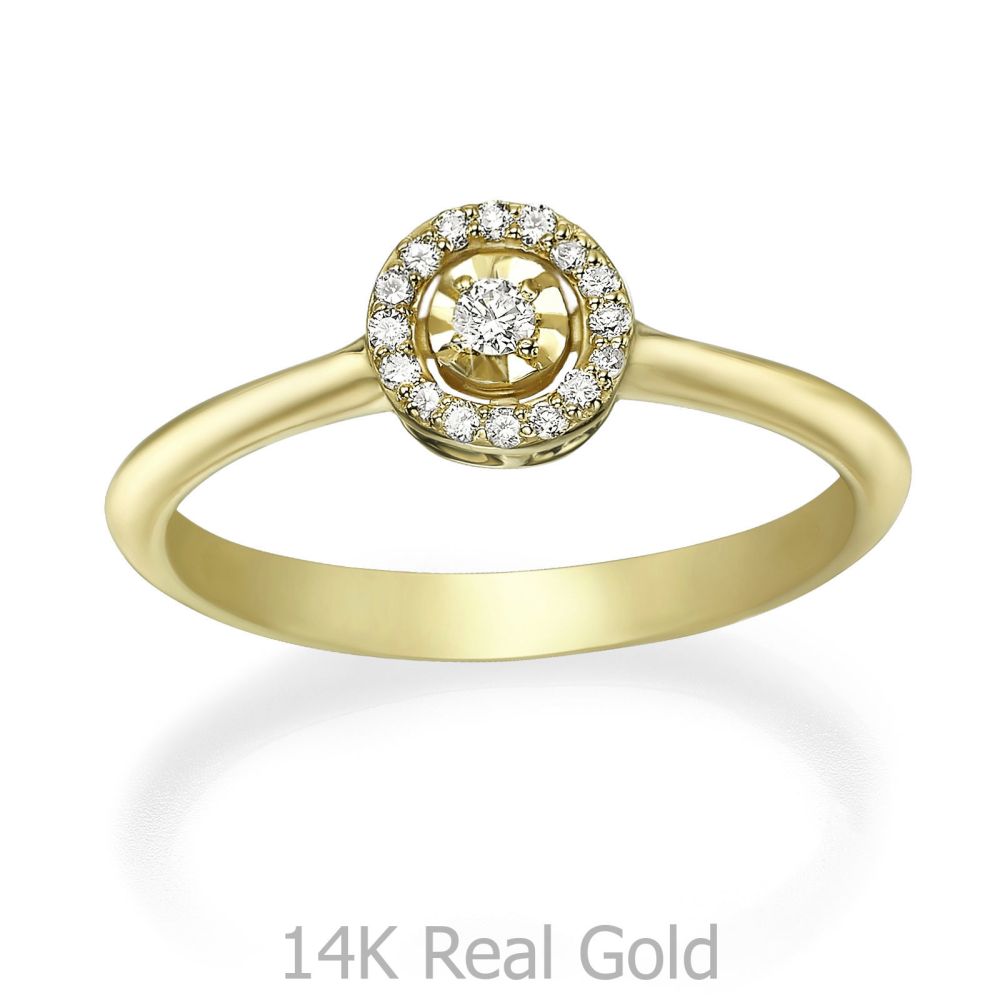 Diamond Jewelry | 14K Yellow Gold Rings - Harley