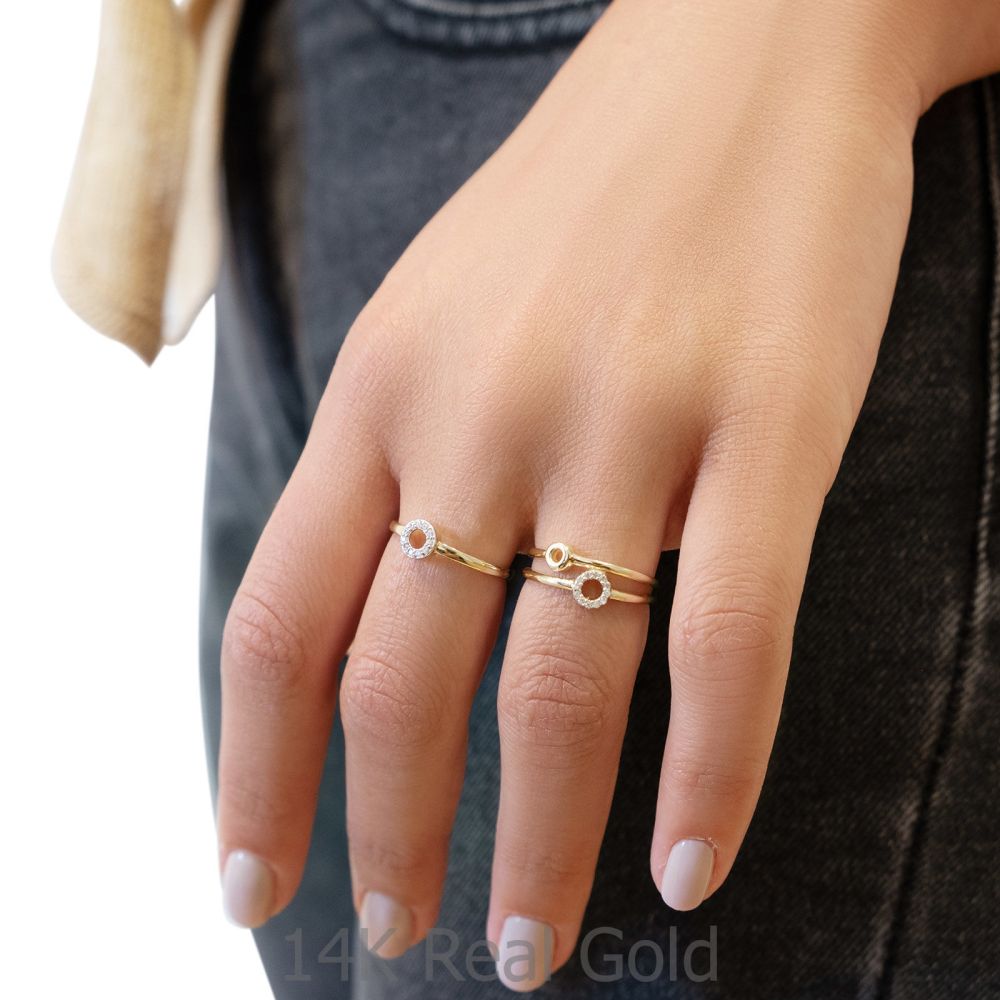 Women’s Gold Jewelry | 14K Yellow Gold Rings - Tiana