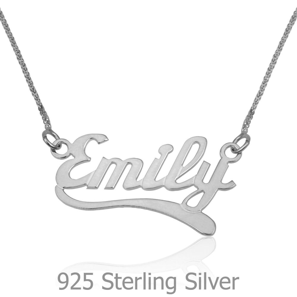 Personalized Necklaces | 925 Sterling Silver Name Necklace 