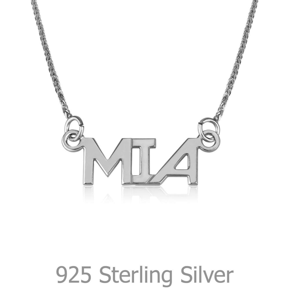 Personalized Necklaces | 925 Sterling Silver Name Necklace 