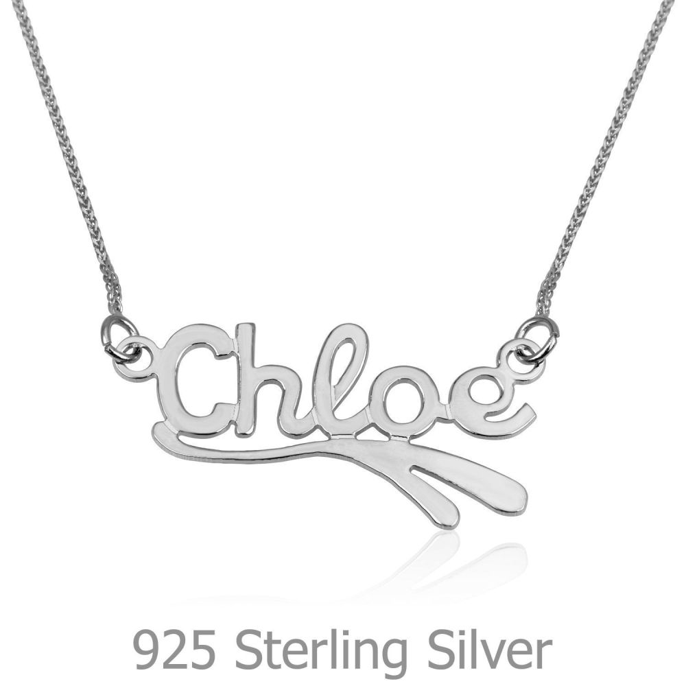 Personalized Necklaces | 925 Sterling Silver Name Necklace 