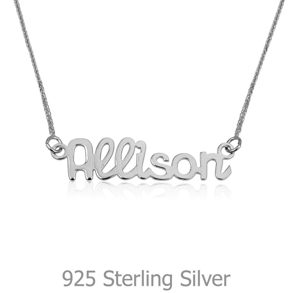 Personalized Necklaces | 925 Sterling Silver Name Necklace 