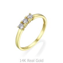 14K Yellow Gold Rings - Loren