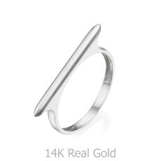 Ring in 14K White Gold - Line