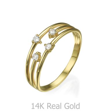 Ring in 14K Yellow Gold - Elements