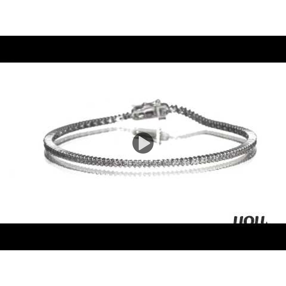 Diamond Jewelry | Diamond Tennis Bracelet in 14K White Gold - Elizabeth