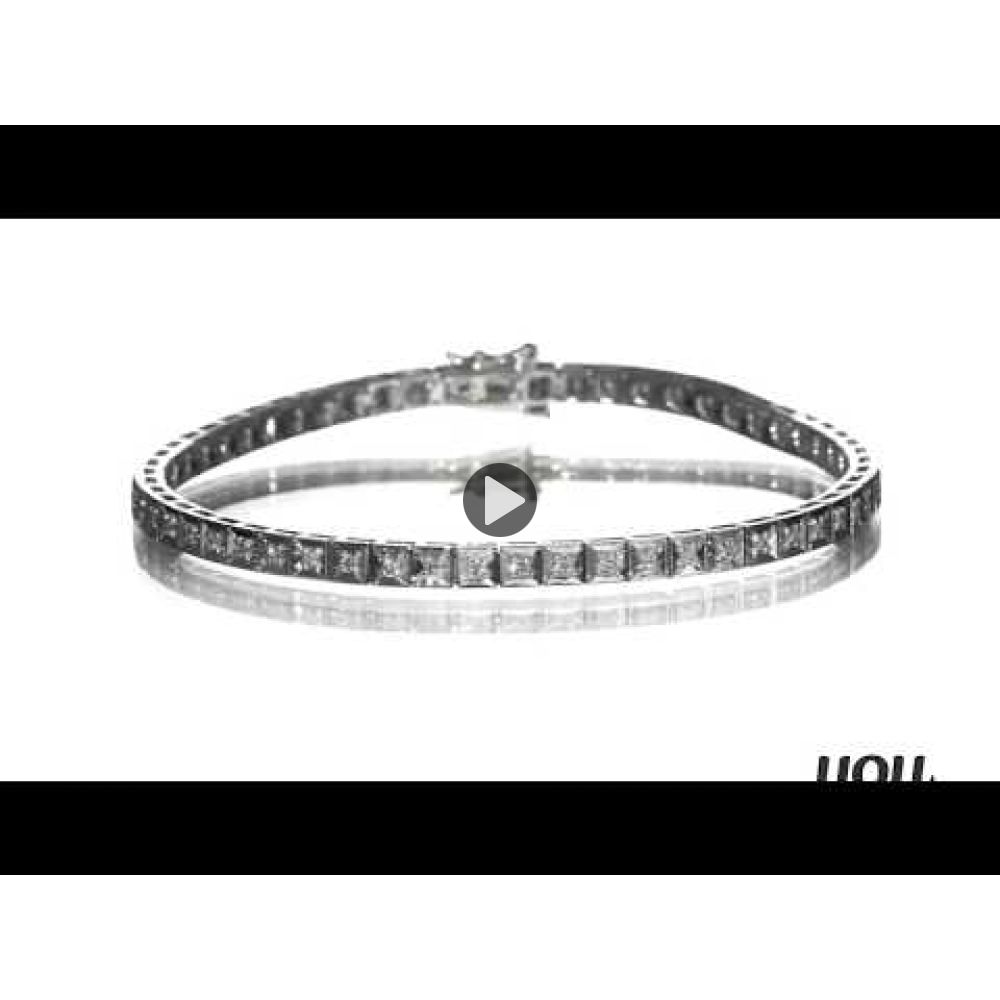 Diamond Jewelry | Diamond Tennis Bracelet in 14K White Gold - Jennifer