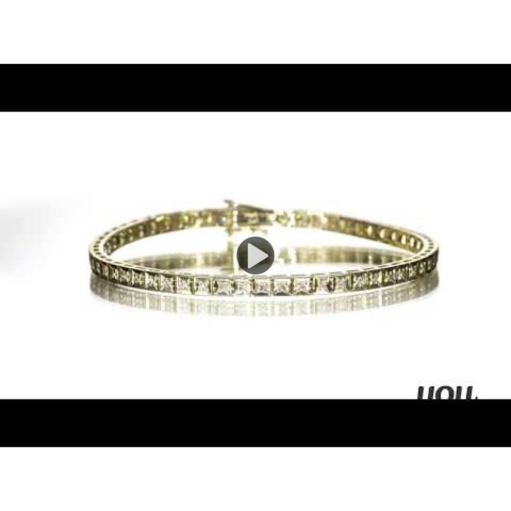 Diamond Jewelry | Diamond Tennis Bracelet in 14K Yellow Gold - Jennifer